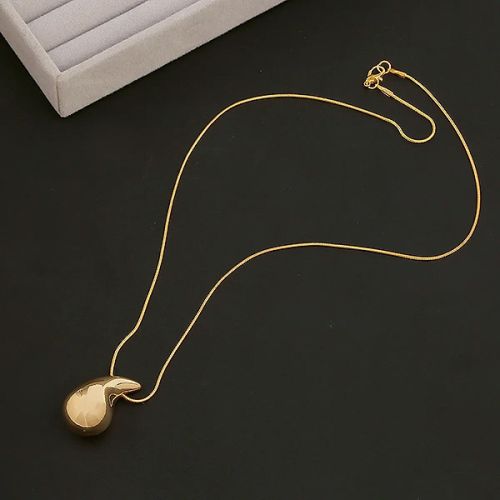 Gold Tear Drop Necklace